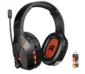  1 Meetion BTH011 Tri-Mode 2.4G Wireless Bluetooth & Wired Gaming Headset -Black سماعات ميشون للالعاب
