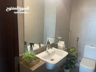  14 لليجار شقه غرفه وصاله مفروشه فرش فندقي في الفرجان Flat for rent in furjan 1bhk with 2 washroom