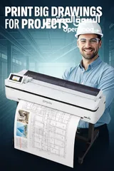  2 طابعة إبسون سور كولور SC-T5100M MFP – طباعة عالية الجودة بتقنية نواة الدقة للاستخدامات الاحترافية