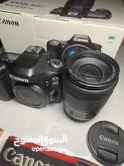  2 كانون 80d مع عدسة 18-135