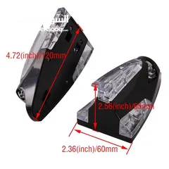  4 أضواء تعمل بالرياح على شكل زعنفة قرش Wind Powered Shark Fin LED Light