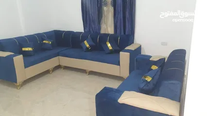  6 أطقم كنبايات جديد  ، متوفر بأي لون بتطلبه