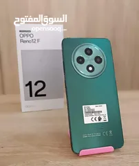  2 جهاز جديد بالكرتونة Oppo Reno 12F رام 16 جيجا 256 مكفول سنة متوفر توصيل