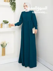  11 فستان تركي كريب ماركة anila moda