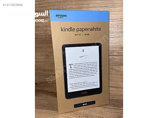  1 kindle paperwhite Gen 12 16 giga bite