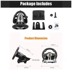  5 PXN V3II PC Gaming Steering Wheel ستيرنغ عجل قيادة