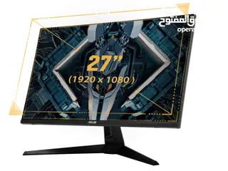  6 شاشة جديدة (ASUS TUF GAMING MON VG1A 27" IPS 165HZ)