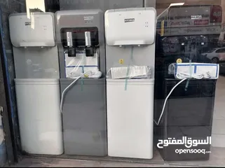  2 كولر ماء نيوتن ناشونال اليكتريك طويل سلفر او ابيض  أمان للأطفال  توفير كهرباء كفالة عامين