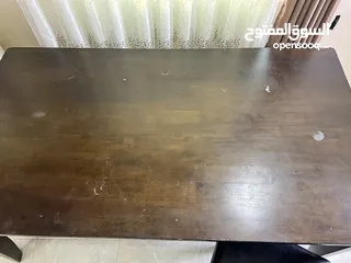  3 طاولة سفرة 6 كراسي خشب ممتاز وبسعر مناسب