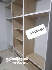  4 خزائن ملابس خشب لامنيت 18م تفصيل حسب المقاس جودة عالية كفاله 5سنوات على اعمالنا