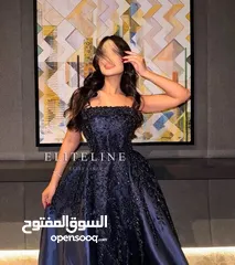  8 فستان سهرة او اعراس فخم لون زهري طويل بدون اكتاف
