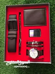 9 بكج ساعات رجالي أنيق يحتوي سبع قطع لكل منها مظهرها الخاص والمميز