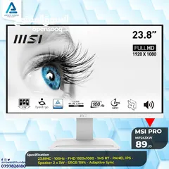  1 شاشة ام اس اي Monitor MSI 23.8 Inch بافضل الاسعار