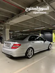  5 مرسيدس C200 AMG kit صبغ وكاله