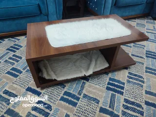  5 طقم كورنر مساحة 11 متر مع طاولة وسط مع كومدينة أحذية ومراية مع طاولة شاشة