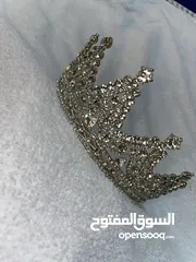  9 تاج عرايسي ، تاجك تبدّا به قصتك  تاجك هو شخصيتك و أناقتك ضيفي لمسه اطلالتك المميزه بأرتداء أجمل تاج