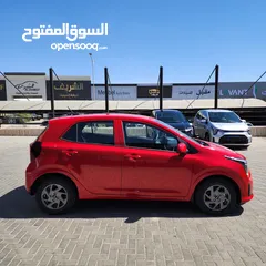 6 Kia Picanto 2024 الجديده كلياً- كفالة الوكيل الرسمي 5 سنوات وعقد صيانة 30,000 كم زيوت وفلاتر