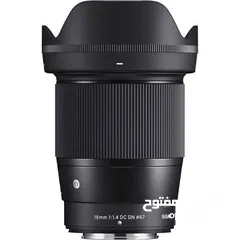  1 Sigma 16mm F1.4 For Sony New