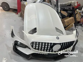  1 Mercedes Gts bodykit headlights screen قطع مرسيدس جي تي اس