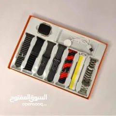  7 ساعة Ultra و7 أحزمة بجودة ممتازة  السعر 130 شيكل