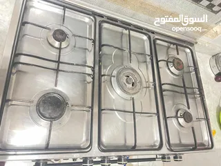  2 فرن مع غاز خمس عيون