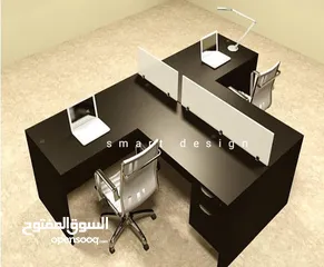  29 خلية عمل زحكات اثاث مكتبي ورك استيشن -work space -partition -office furniture -desk staff work stati