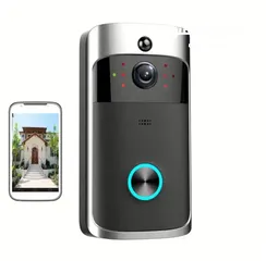  20 جرس الفيديو الاصلي V5 Doorbell  بتقنية WIFI  للرد عن بعد