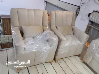 2 طقم كنب سبع مقاعد جديد للبيع