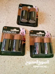  2 بطاريات دوراسيل أصلية غير مستعمله جديده