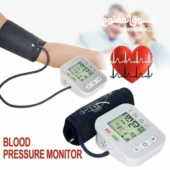  1 جهاز قياس ضغط الدم الناطق و نبضات القلب يعمل كهرباء او بطاريات جهاز قياس الضغط دم