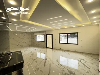  27 شقة فاخره للبيع بأجمل مناطق البنيات بمساحة 227م بسعر مميز طابق تسوية (ارضيه من الجهة الأخرى)