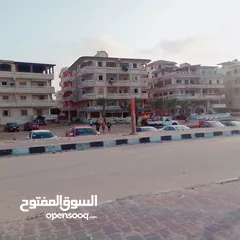  12 شقة للايجار  اول مطل علي البحر مباشر بأرق الأماكن السياحي بمصيف جمصه السياحي