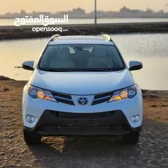  3 Toyota Rav4 Limited 2015 تويوتا راف فور  ابيض