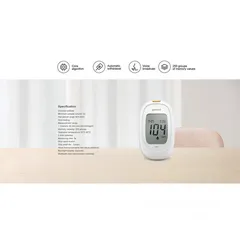  3 جهاز فحص قياس نسبه السكر في الدم الناطق بالعربي FINAL CHEK جهاز فحص سكري السكري blood glucose meter