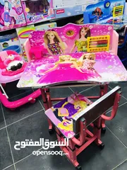  10 السعر شامل التوصيل داخل عمان عرض خاص على مكتب الدراسة للاطفال مع مقعد فقط من island toys