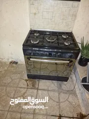  1 فرن غاز فريش خمس عيون 80 سم بحاله جيده للبيع