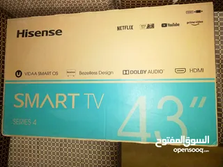  1 شاشة هايسنس SMART TV 43 SERlES4