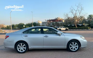  4 بحالة ممتازة جدا لكزس ES350 الساير موديل 2009 كامل المواصفات فتحة مثبت سرعة تحكم سكان بلوتوث رنقات