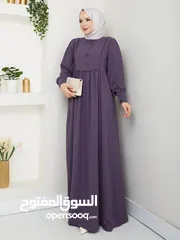  16 فستان تركي كريب ماركة anila moda