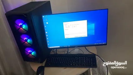  5 للبيع جهاز PC مكتبي ألعاب/شغل جاهز بالكامل – مواصفات قوية 10 أجهزه لدي