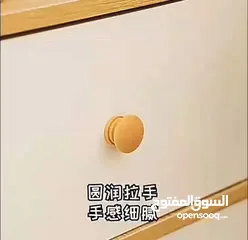  5 مزنزن خشبي فاخر بتصميم عصري وراقي خامة خشبية متينة وثابتة  ألوان عصرية تناسب جميع أنواع الأثاث