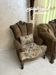  4 طقم كنبيات زان 9 مقاعد بحالة الجديد