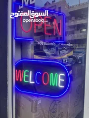  2 لوحة أوبن open  Welcome