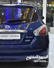  9 Nissan Tiida 1.8 SV ( 2016 Model ) in Blue Color GCC Specs