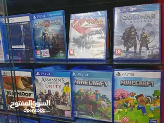  6 سيديات بلايستيشن فور  و فايف PS4 &PS5 CD.S