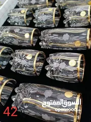  5 اطقم شربات وأطقم كوبيات 12 قطعه