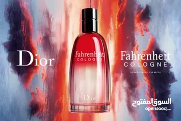  1 عطر فهرنهايت (Fahrenheit cologne)  100 مل    عطر فهرنهايت، العطر القوي الجديد من ديور انسجام بين الم