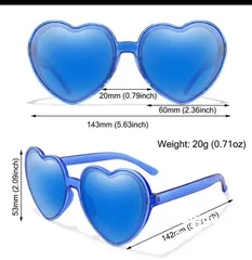  5 New arrival women and man heart glasses with premium quality now available in Oman order now