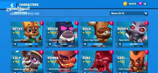  2 Zooba zoo battle royale account with almost all characters high level