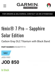  4 new garmin fenix 7 pro sapphire solar edition
